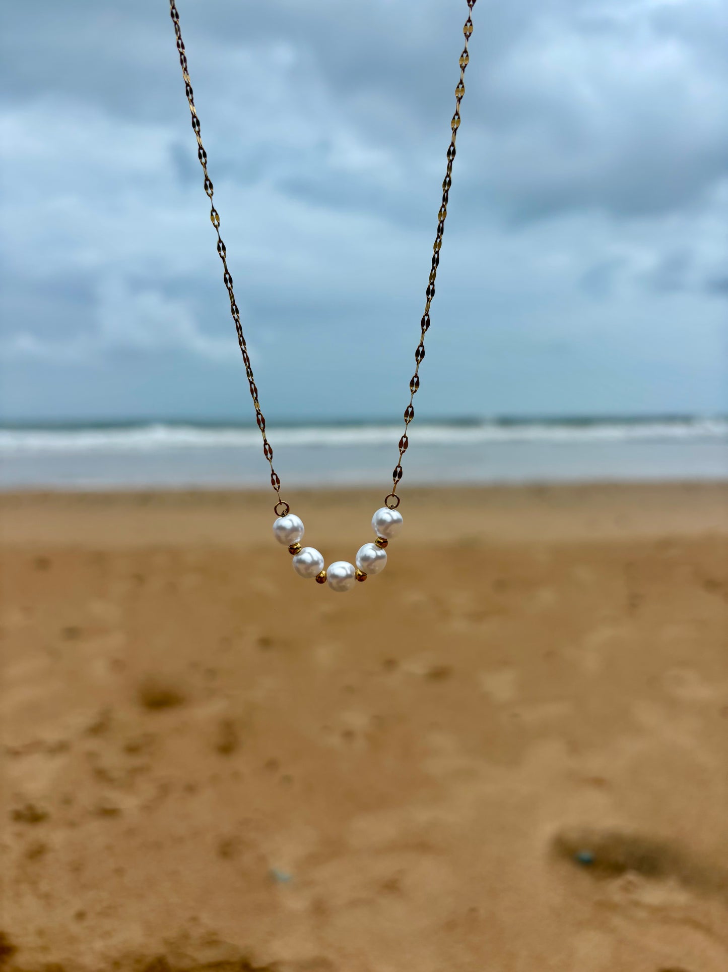 Sunkissed Pearl Set (Necklace + Bracelet)