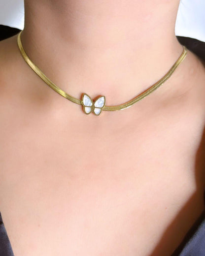 Snake Chain with Butterfly