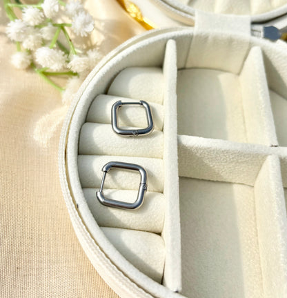 Unisex Square Silver