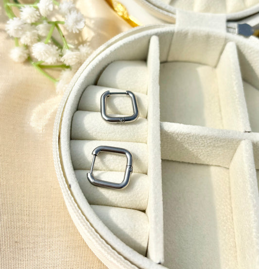 Unisex Square Silver