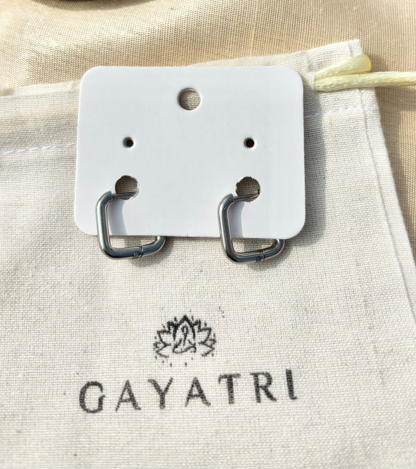 Unisex Square Silver