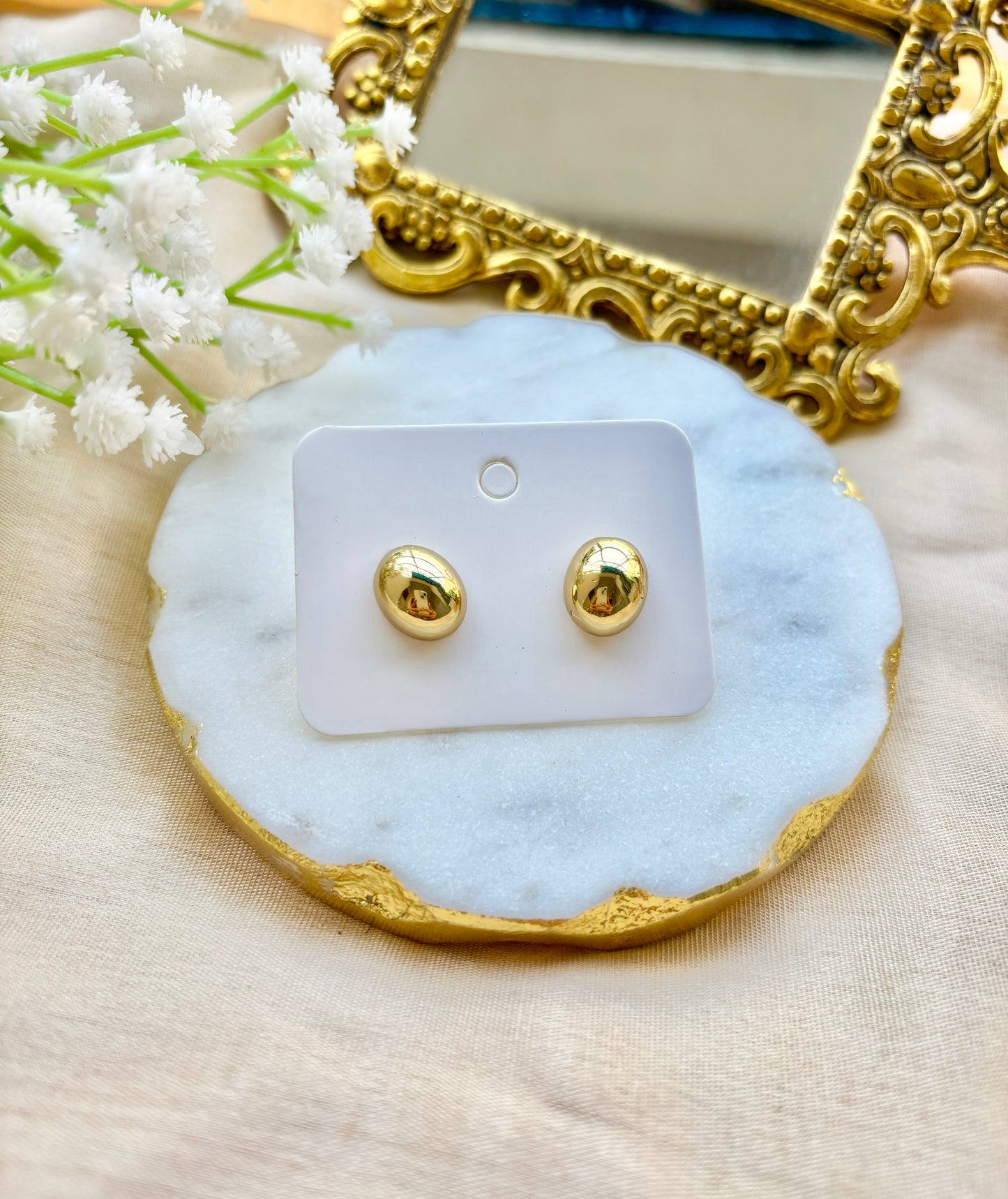 Mini Oval Stud
