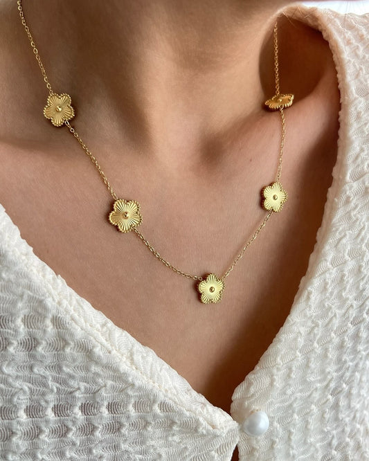 Gold Clover Necklace