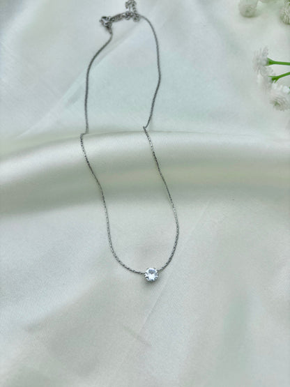 Silver Dainty Diamond