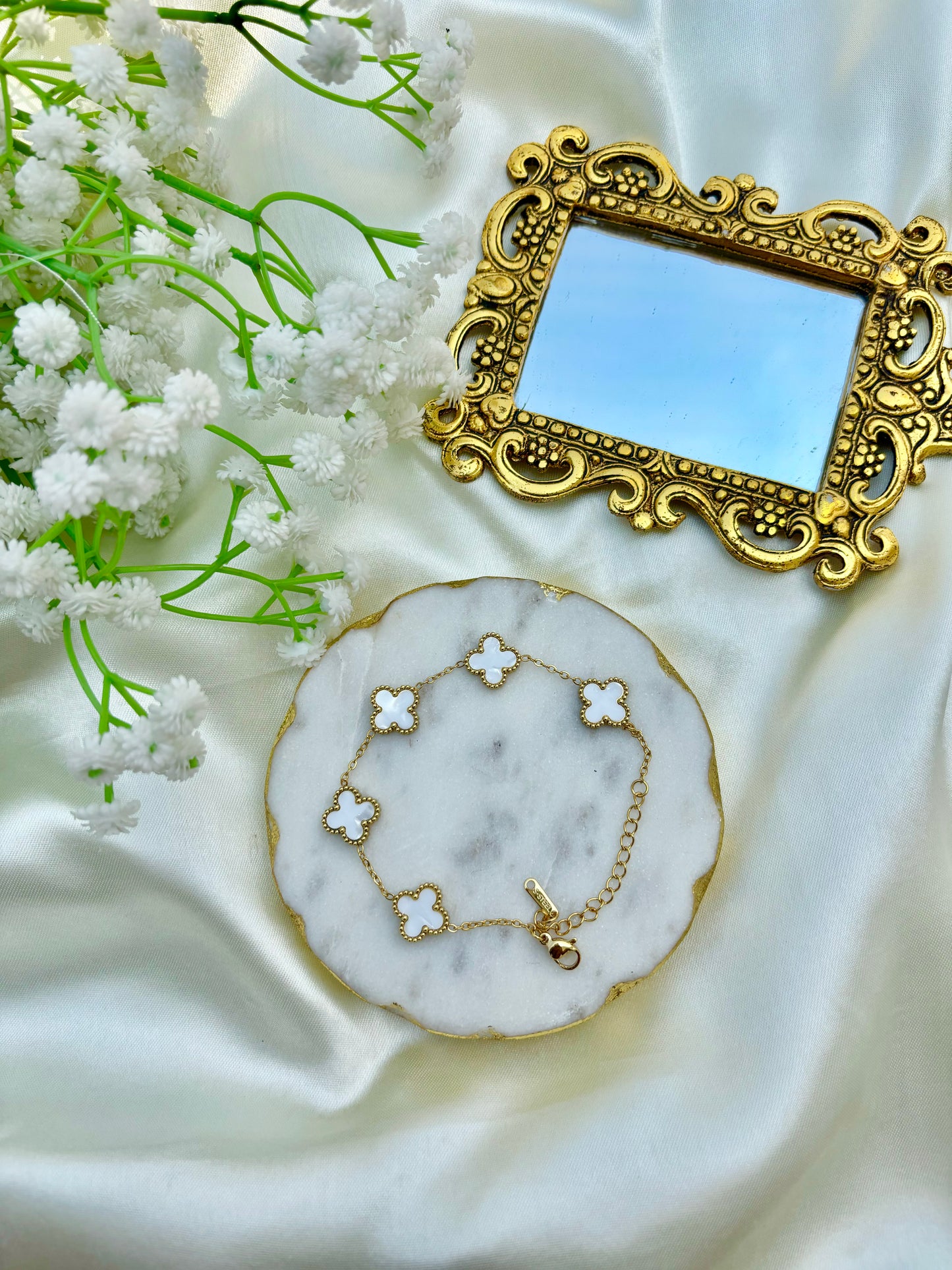 White Clover Bracelet