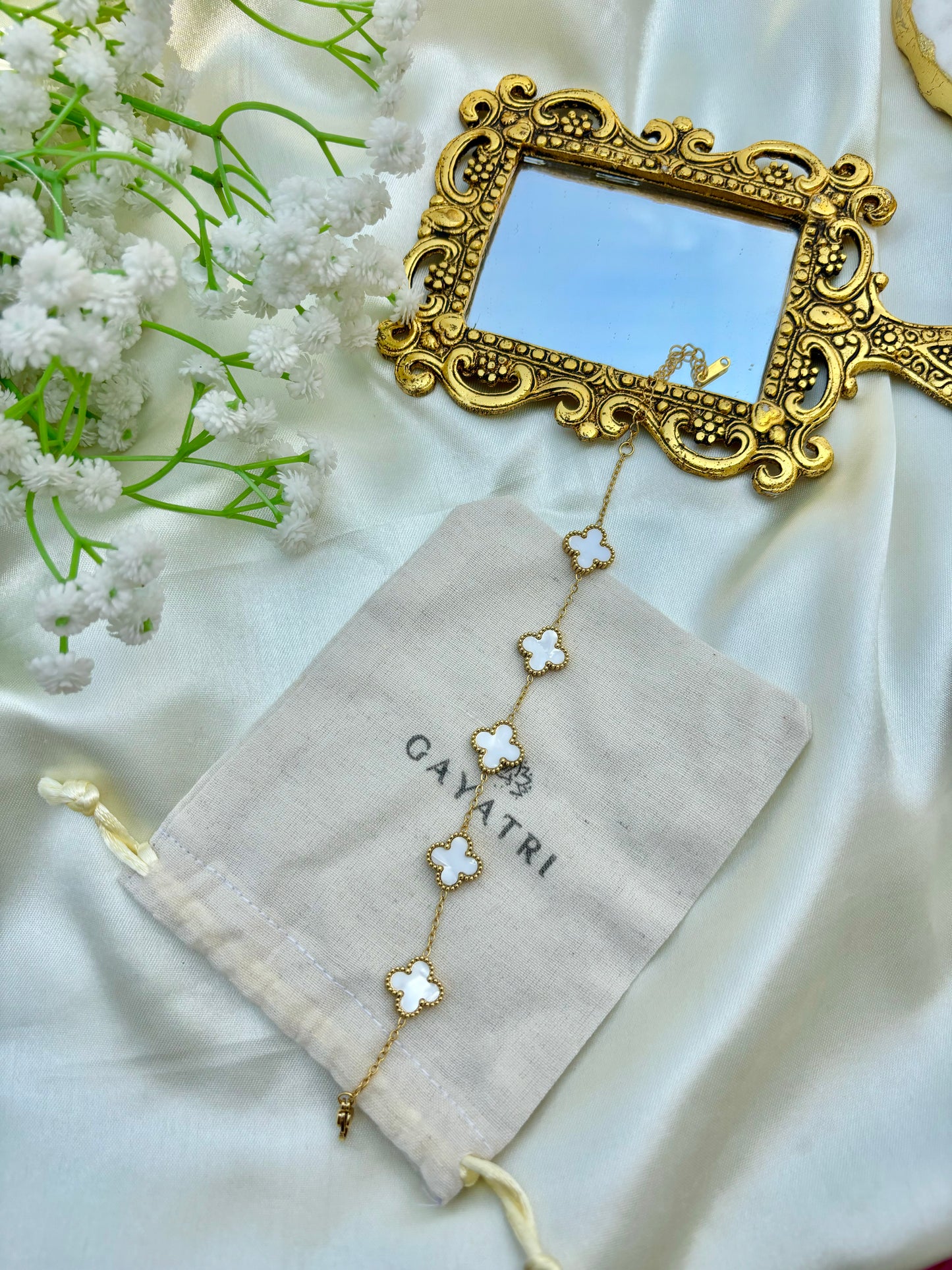White Clover Bracelet