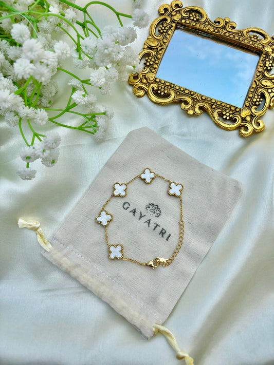 White Clover Bracelet