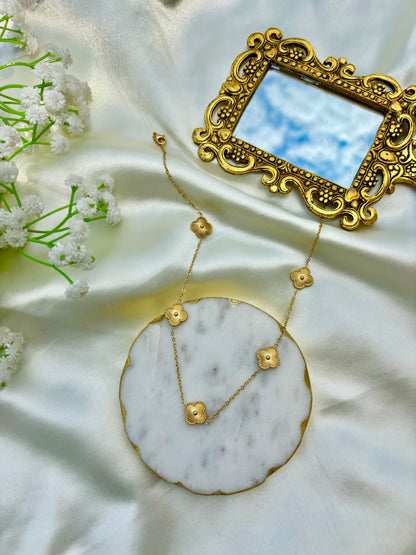 Gold Clover Necklace