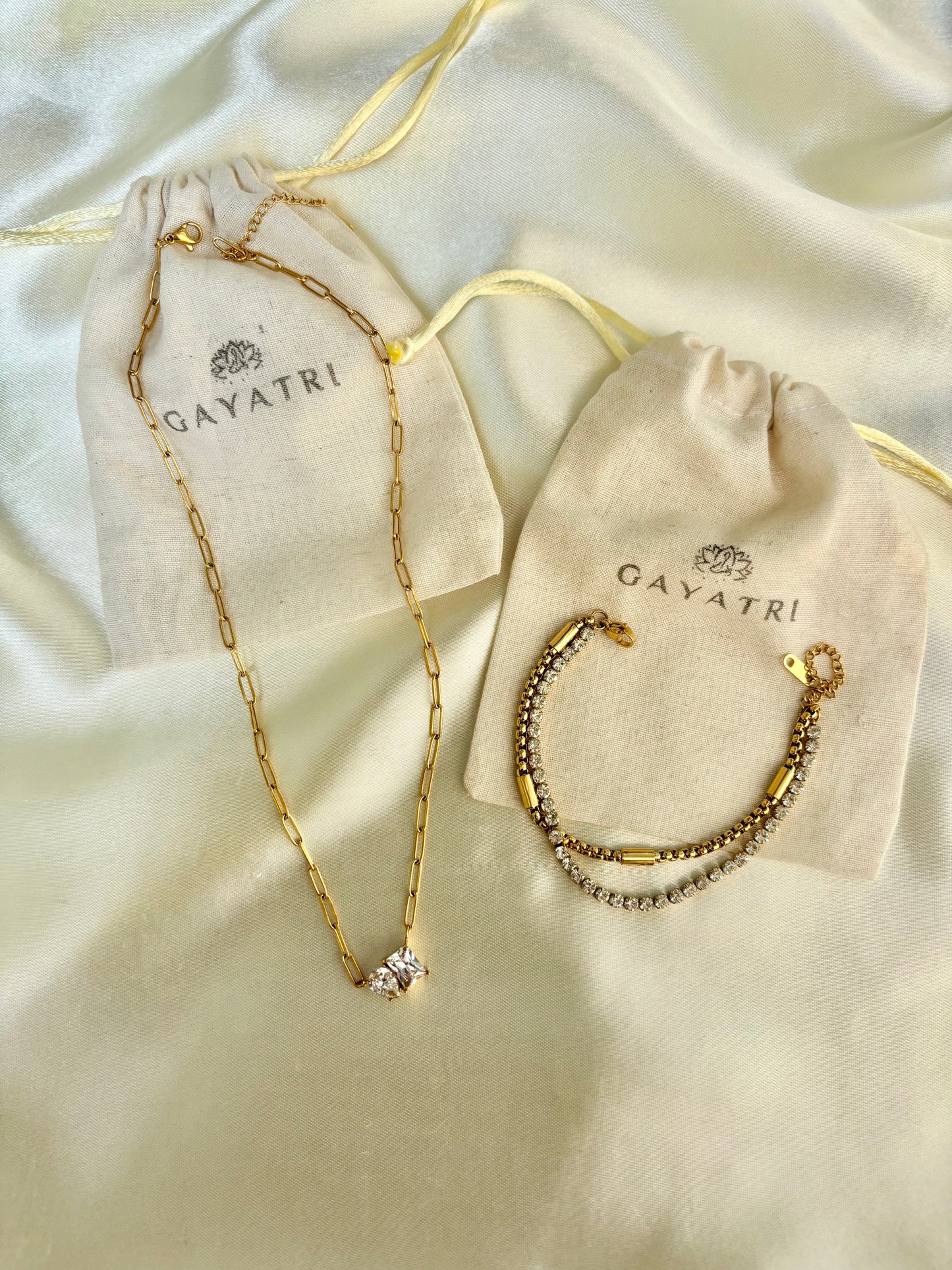 Crystal Combo (Necklace + Bracelet)