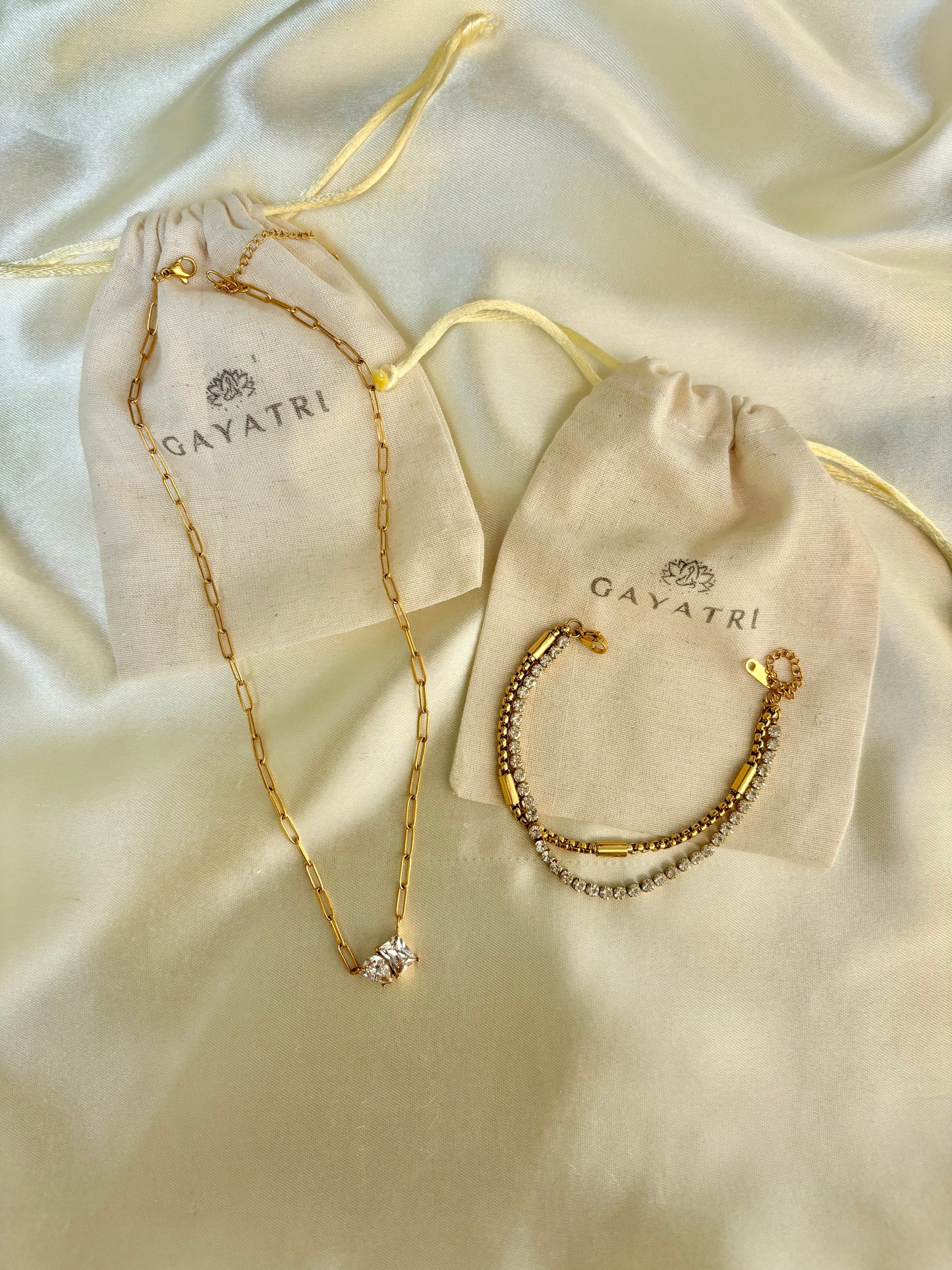 Crystal Combo (Necklace + Bracelet)