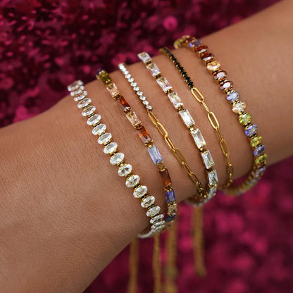 Oval Cut Tennis Bracelet