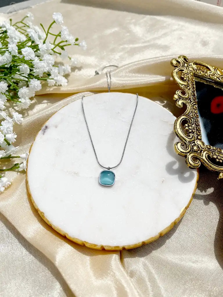 Stone Silver Chain