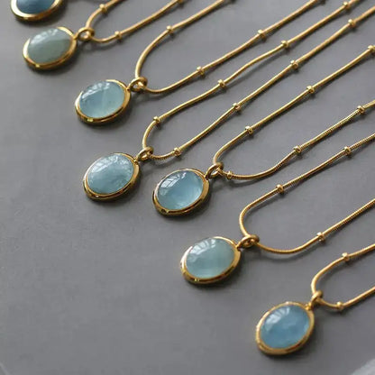 Oval Aquamarine