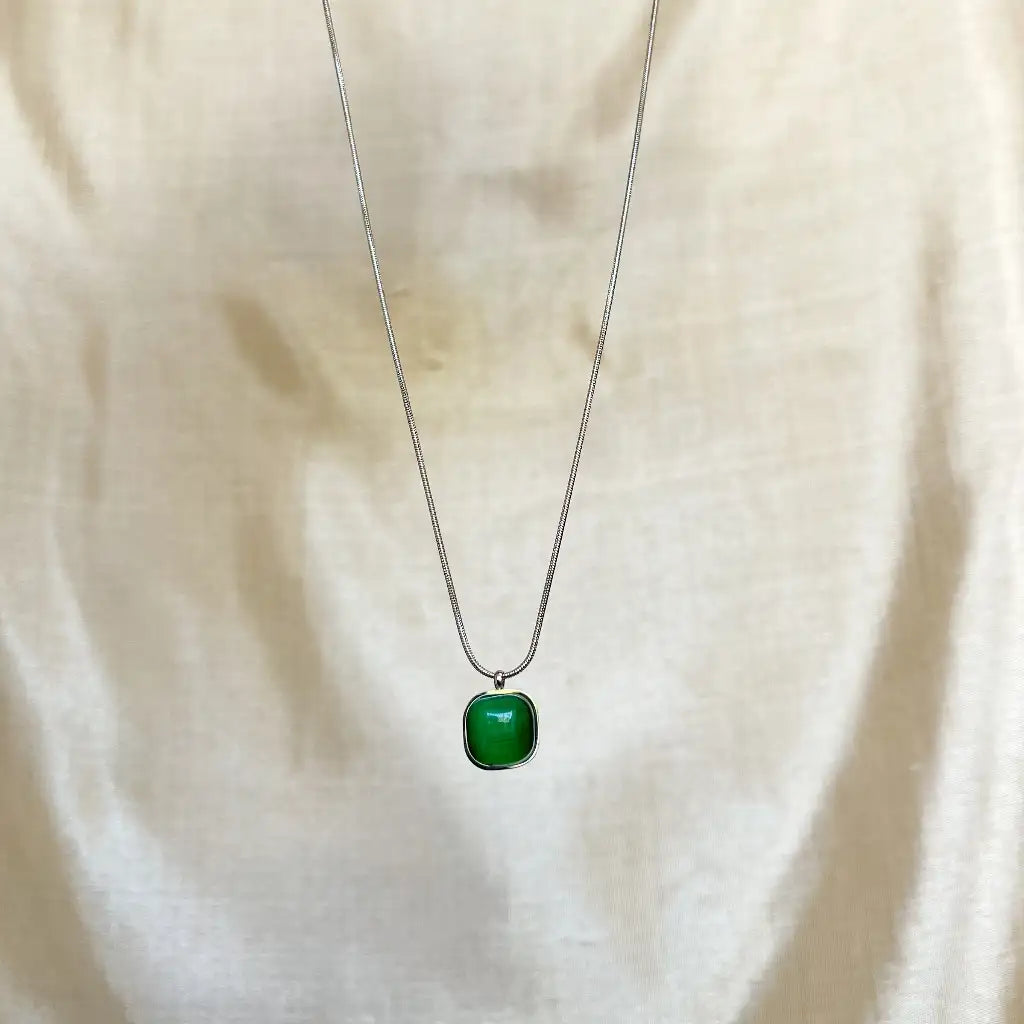 Stone Silver Chain